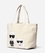 Bolso Karl Lagerfeld tote algodón Karl y Choupette natural